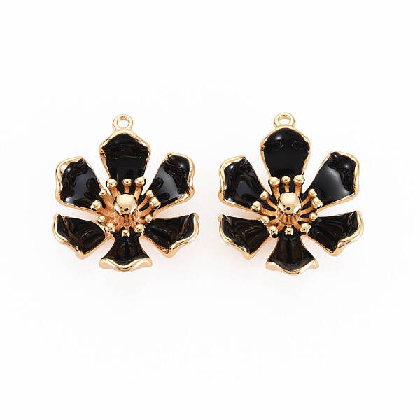 Brass Enamel Pendants