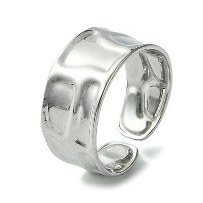 Non-Tarnish 304 Stainless Steel Open Cuff Ring