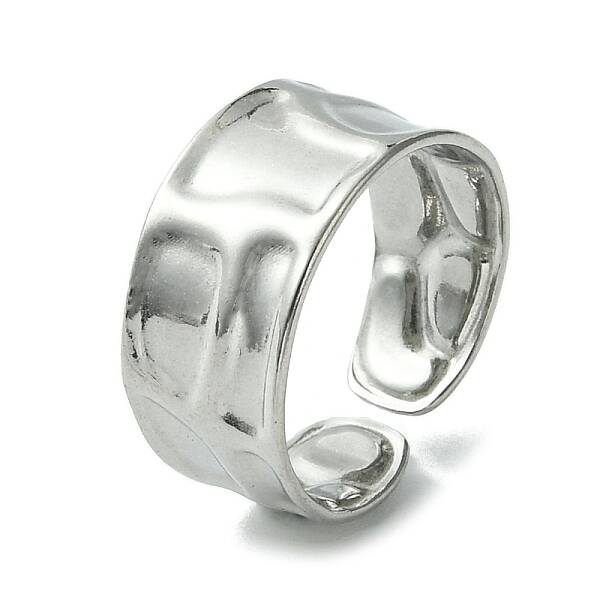 Non-Tarnish 304 Stainless Steel Open Cuff Ring