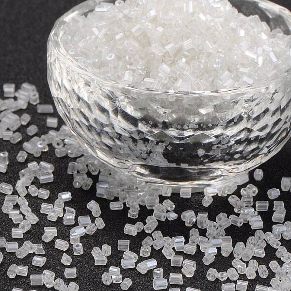 11/0 Two Cut Glass Seed Beads