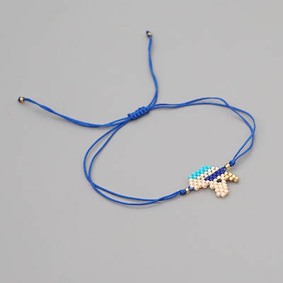 Glass Seed Braided Bead Bracelet