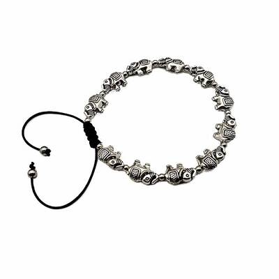 Handmade DIY bracelet jewelry with a simple and elegant elephant style