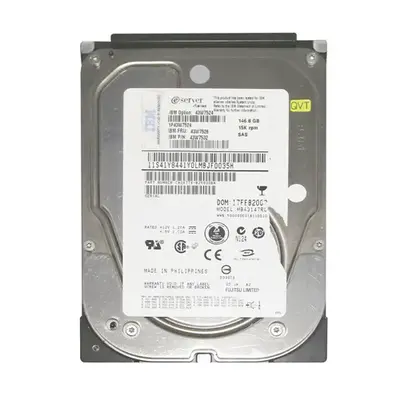 43W7526 IBM 146GB 3Gb/s SAS 15000 3.5-inch 8MB Hard Drive