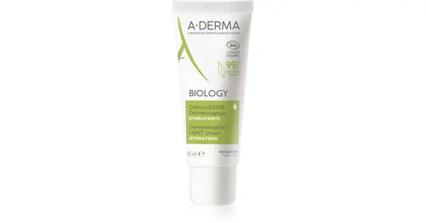 A-Derma Biology Light Organic Dermatological Moisturizing Cream 40ML