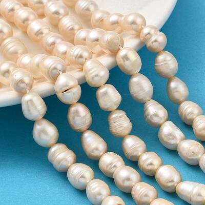 Natural Cultured Freshwater Pearl Beads Strands