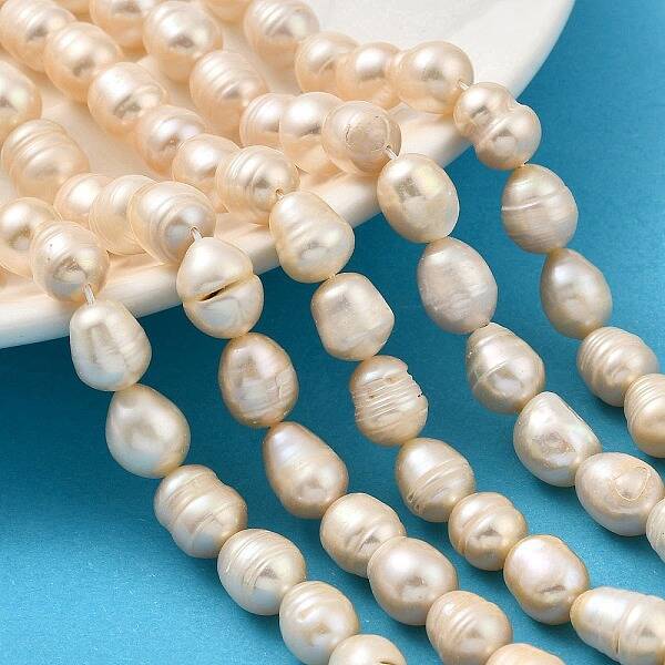 Natural Cultured Freshwater Pearl Beads Strands