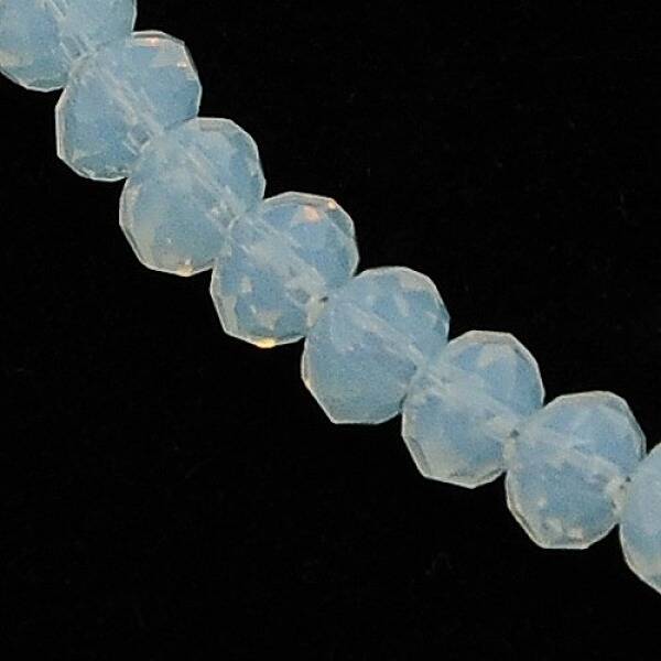Crystal Glass Rondelle Beads Strands