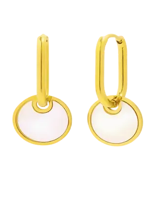 18K Pearl Drop Earrings