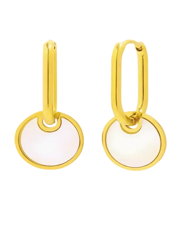 18K Pearl Drop Earrings