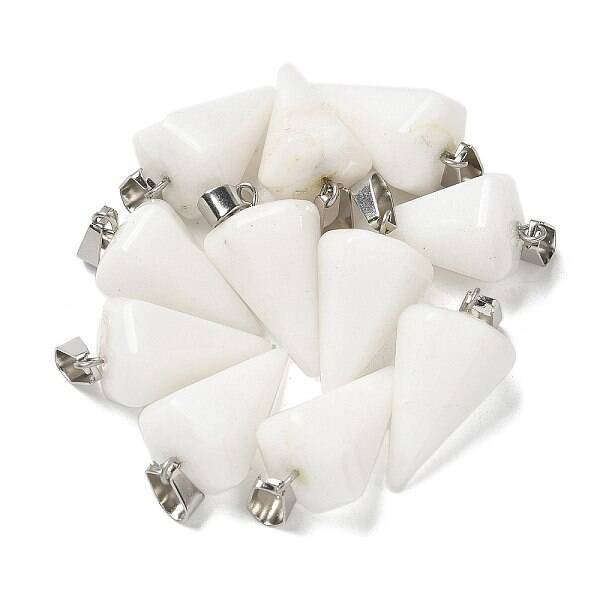 Natural White Jade Pendants