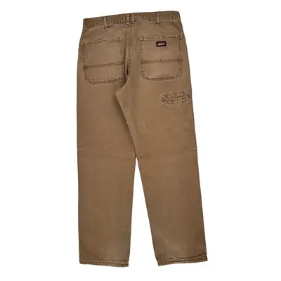 Dickies Trousers - 34W 32L Brown Cotton