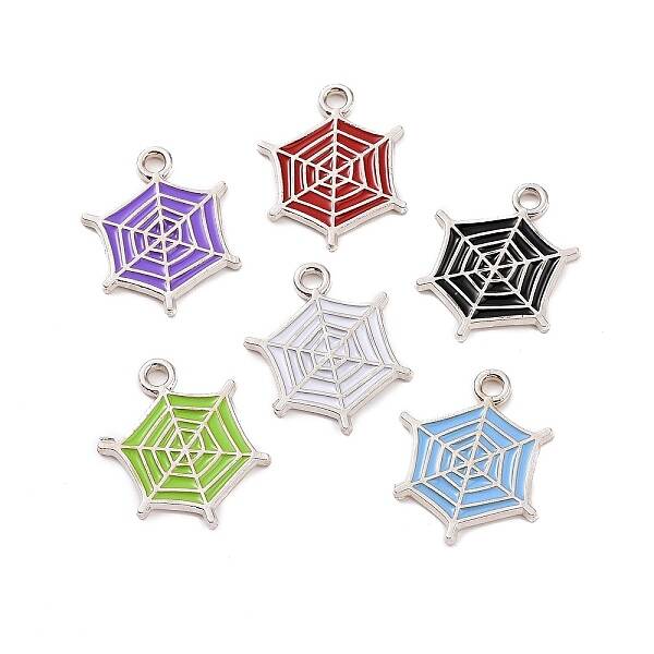 Alloy Enamel Pendants
