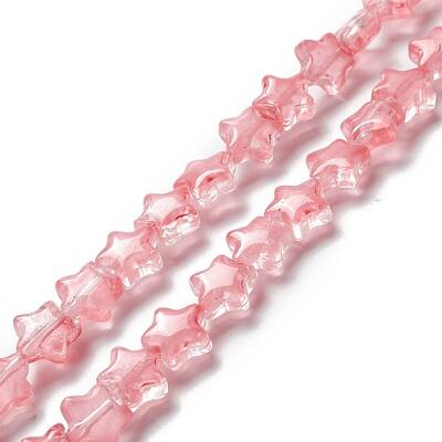 Transparent Glass Beads Strand
