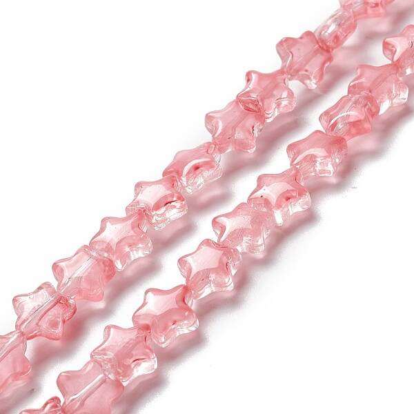 Transparent Glass Beads Strand