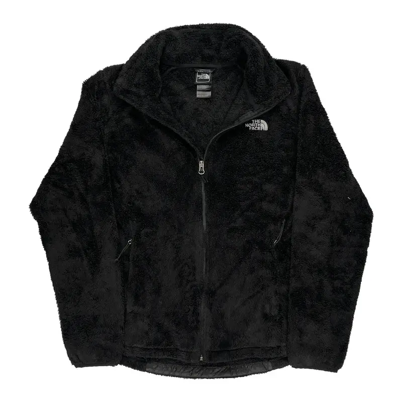 The North Face Fleece Jacket - Medium Black Polyester | Size: medium