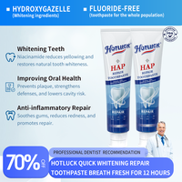 Hotluck HAP Toothpaste | Fluoride-Free Hydroxyapatite Formula for Enamel Strengthening & Family-Friendly Oral Care | Fresh Mi...