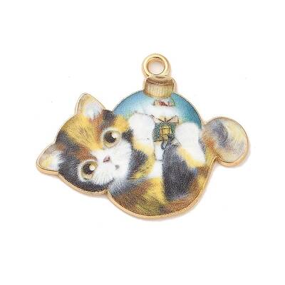 Christmas Alloy Enamel Pendants