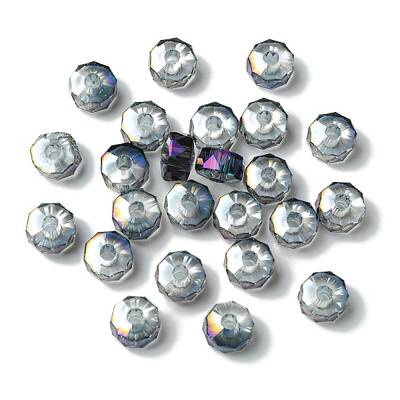 Transparent Electroplate Glass Beads