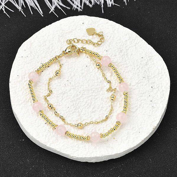 Natural Rose Quartz Bracelets