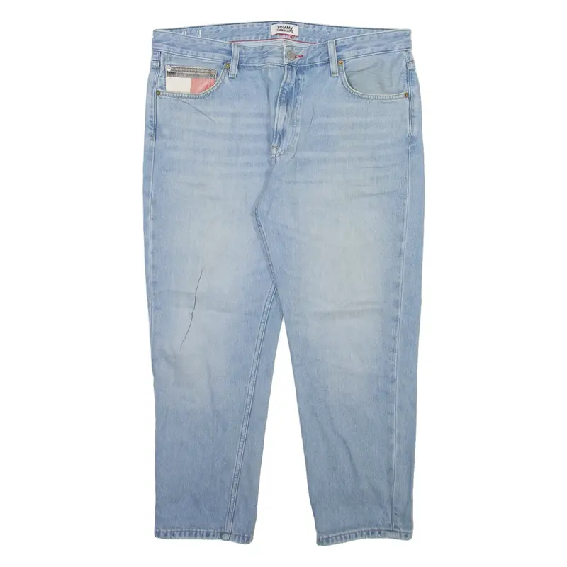 TOMMY HILFIGER Mens Jeans Blue Regular Tapered W36 L26