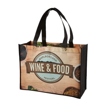 250 Custom Sublimated Non-Woven Shopping Tote (2-sided) - 80 GSM & ...