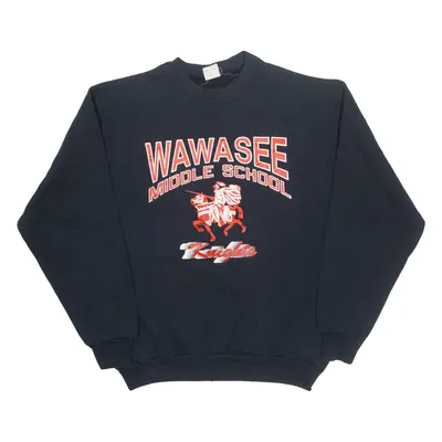 FRUIT OF THE LOOM Wawasee Middle School Mens Sweatshirt Black USA XL