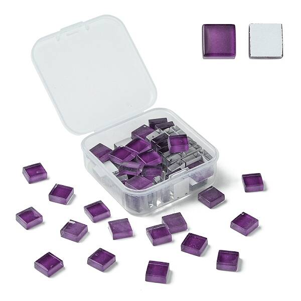 60Pcs Transparent Glass Cabochons