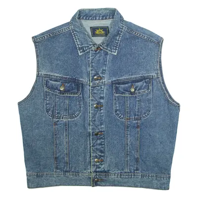 PRESIDENT SIONE Mens Gilet Blue XL