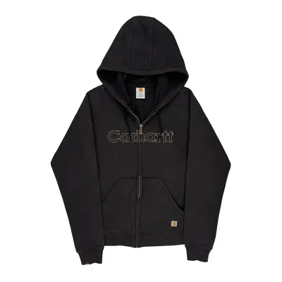 Carhartt Hoodie - Medium Black Cotton Blend