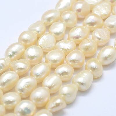 Natural Cultured Freshwater Pearl Beads Strands