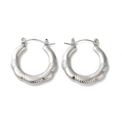 Non-Tarnish 304 Stainless Hoop Earrings for Women