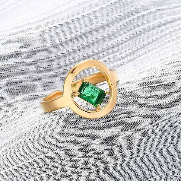 304 Stainless Steel Adjustable Cuff Rings for Women