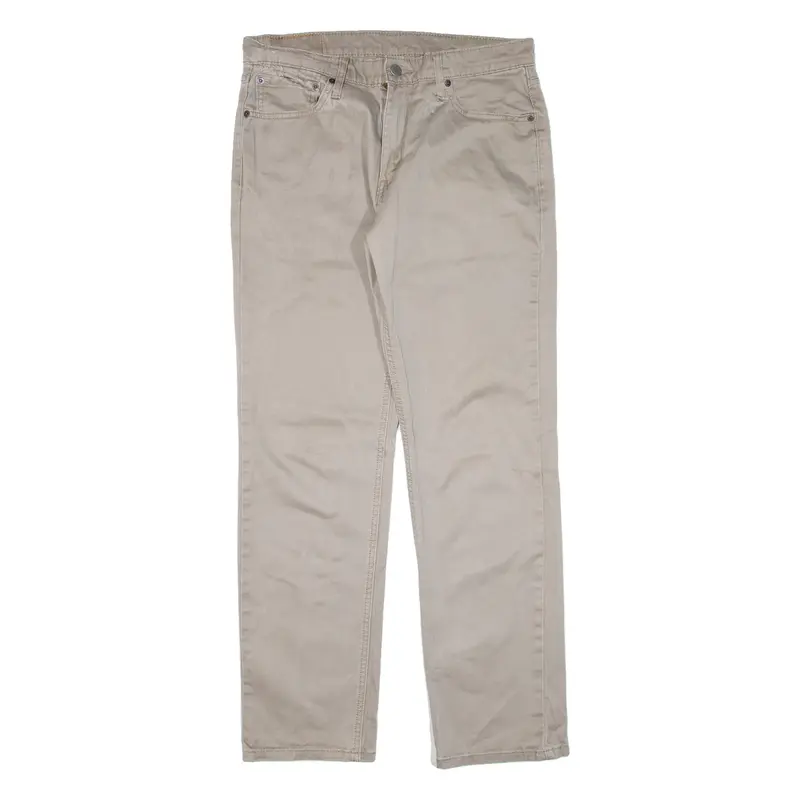 LEVI'S 541 Mens Trousers Beige Regular Tapered W32 L32