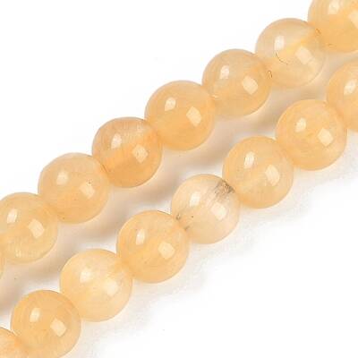 Natural Yellow Calcite Beads Strands