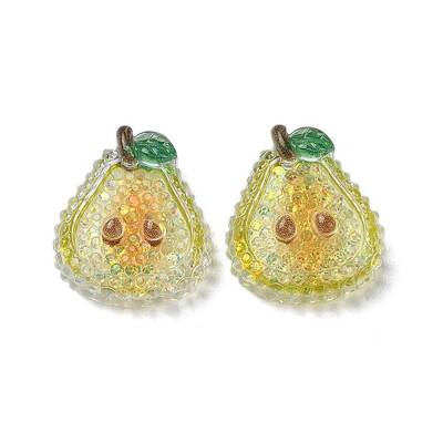 Fruit Transparent Epoxy Resin Decoden Cabochons