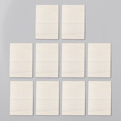 10Pcs Unfinished Wood Cutouts