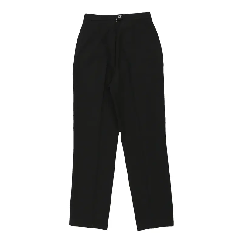 Moschino Trousers - 24W UK 6 Black Wool