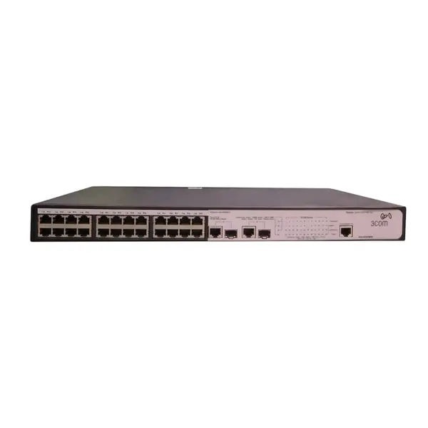 3CBLSF26PWRH 3Com Baseline 2226 Plus 24 x RJ-45 Ports 10/100Base-TX + 2 x Shared SFP Ports Layer 2 Managed Rack-mountable Fas...
