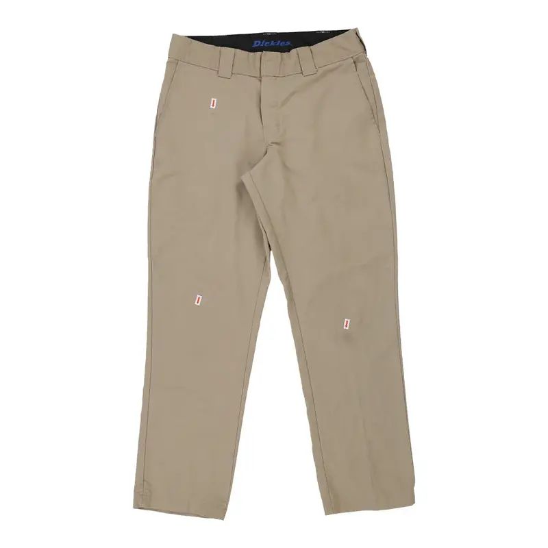 Dickies Trousers - 34W 28L Beige Polyester Blend