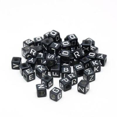 Opaque Plated Acrylic Beads