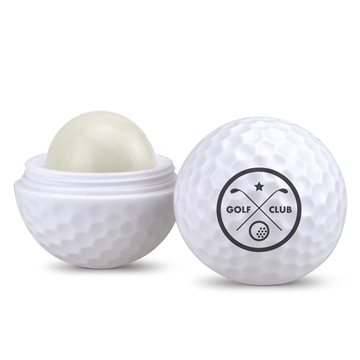 100 Customized Golf Ball Shaped Lip Moisturizer Container - ...