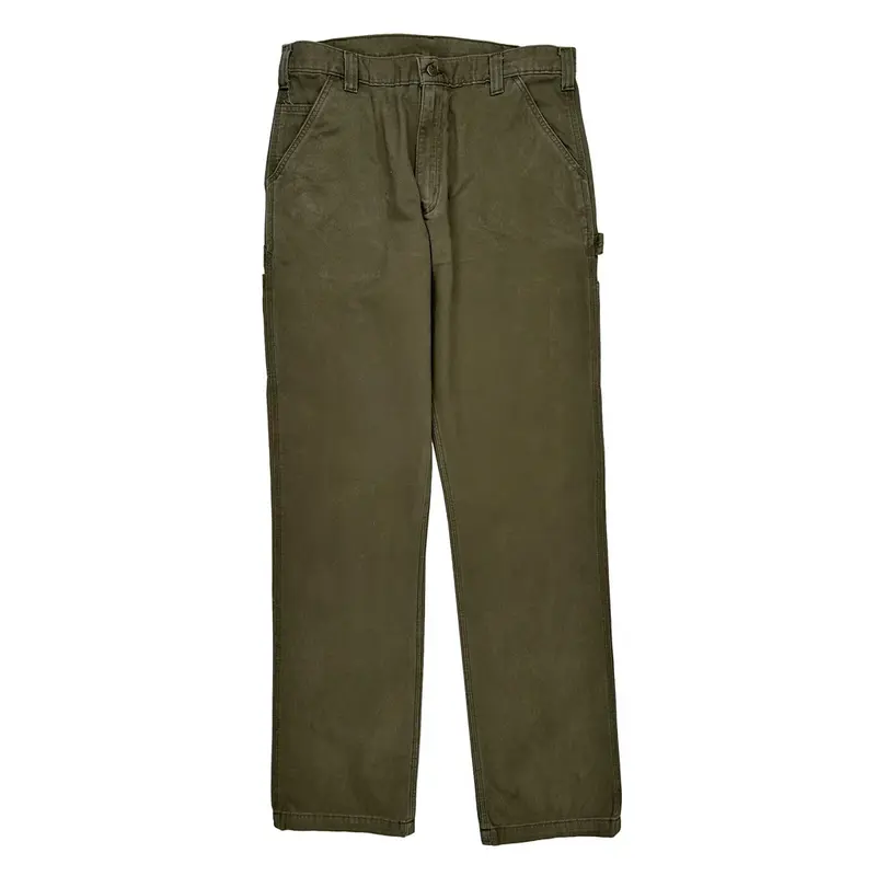 Carhartt Carpenter Trousers - 36? Waist Green Cotton