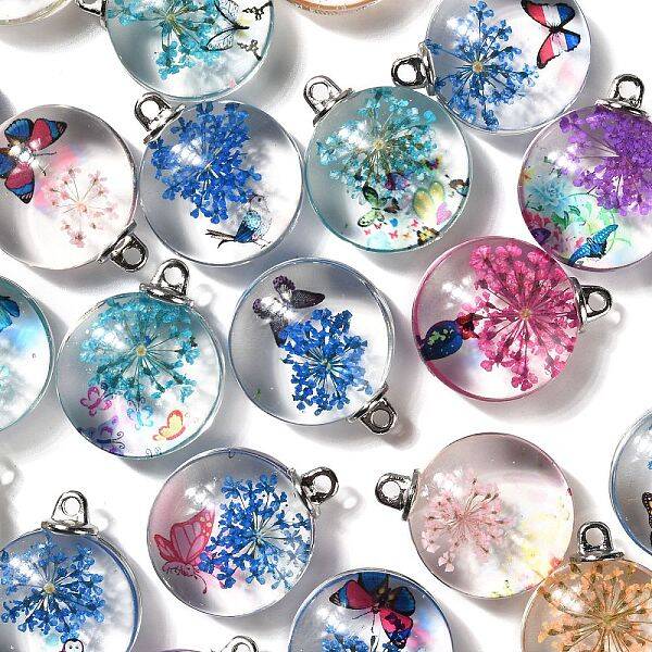 Transparent Glass Pendants
