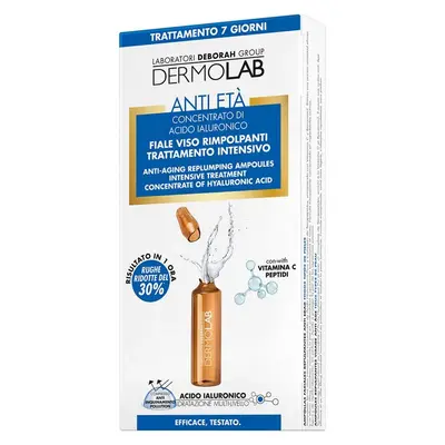 Dermolab Plumping Face Vials Intensive Treatment 12.6 Ml (7 Vials of 1.8 Ml)