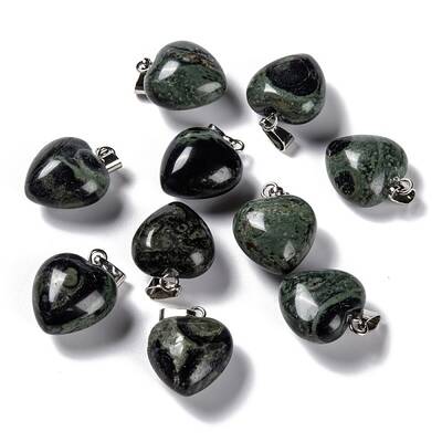 Natural Kambaba Jasper Pendants