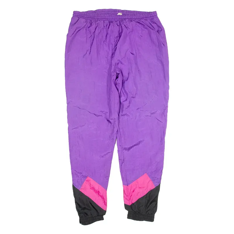 Womens Joggers Purple Tapered XL W38 L31