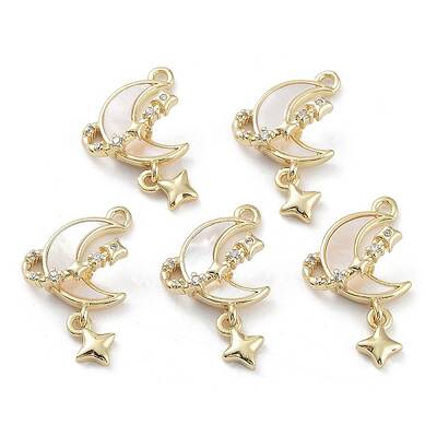 Brass Cubic Zirconia Pendants