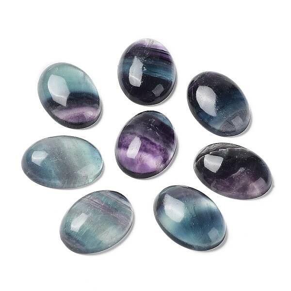 Natural Fluorite Cabochons
