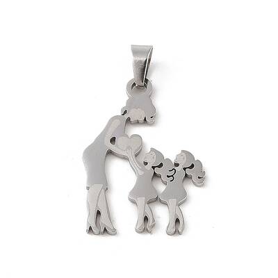 Non-Tarnish Mother's Day 304 Stainless Steel Pendants
