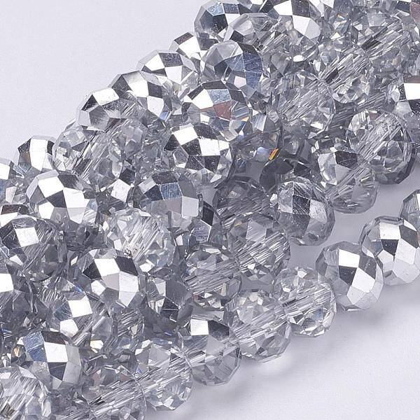 Electroplate Glass Bead Strands